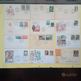 Filatelia, buste primo giorno Italia e San Marino