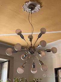 Lampadario a bolle anni 70