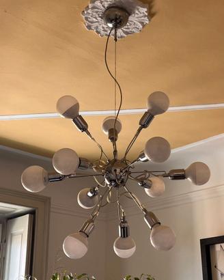 Lampadario a bolle anni 70