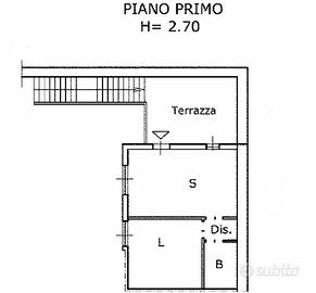 Teulada grazioso bivano con terrazza a livello