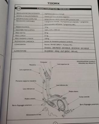Ellittica Toorx ERX90