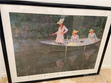 Stampa Claude Monet “Barque a Giverny”
