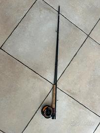 canna pesca a mosca caperlan