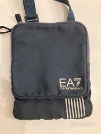 Borsello tracolla blu Emporio Armani unisex