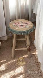 Sgabello Shabby Chic 