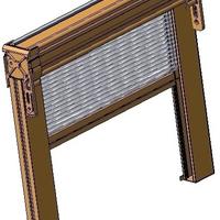 ZANZARIERE EASY - FIX  super sottili marroni