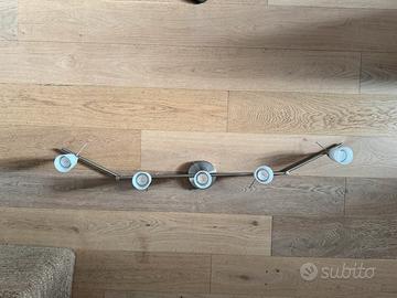 Faretto da soffitto 5 luci dimerabili