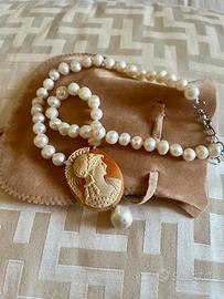 Collana con cammeo