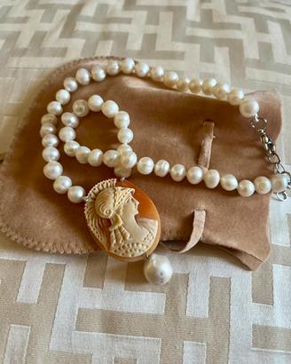 Collana con cammeo