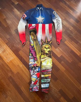 Tuta da gara sci Energiapura "America" tg XL