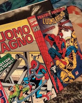 Fumetti Marvel Spiderman e Alan ford