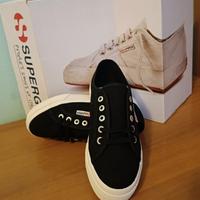 Superga 2730 -ctu black fWhite  nuove 36