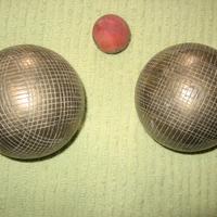 Bocce in ferro vintage