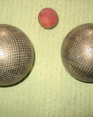 Bocce in ferro vintage