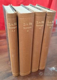 Libri antichi. Raccolta di 4 vol. del 1906.