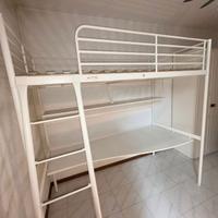 Letto Ikea a soppalco Usato bianco