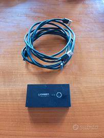 switch kvm 4 porte per 2 pc