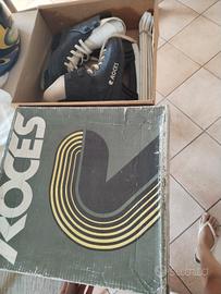 Pattini da ghiaccio Roces vintage con scatola