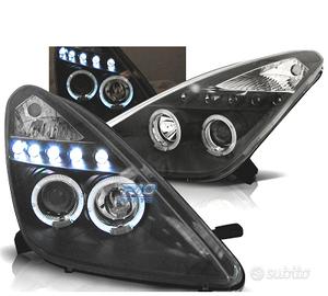 FARI PER TOYOTA CELICA T23 99-05 LED OCCHI ANGELI 