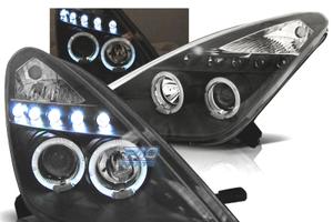 FARI PER TOYOTA CELICA T23 99-05 LED OCCHI ANGELI 
