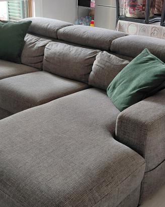 Divano letto con penisola