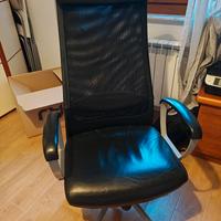 sedia scrivania schienale alto