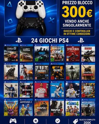 Giochi e Controller ps4