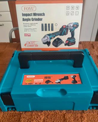 Avvitatore a impulsi 88V più Smerigliatrice 88V