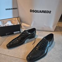 Scarpe eleganti DSQUARED2 vernice nera – NUOVE con