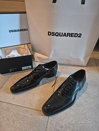 Scarpe eleganti DSQUARED2 vernice nera – NUOVE con
