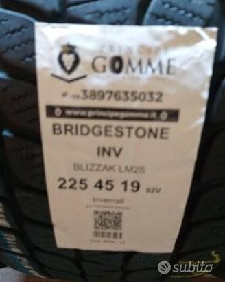 2 gomme 225 45 19 bridgestone inv a5050