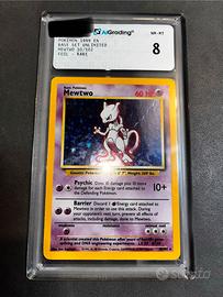 Pokemom Mewtwo Set base Inglese 10/102 holo 8
