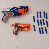 Nerf pistola + fucile + 20 proiettili