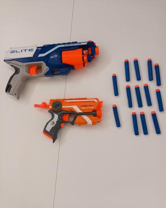 Nerf pistola + fucile + 20 proiettili