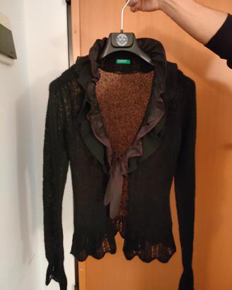 Cardigan donna Benetton taglia S