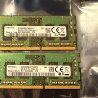 Due banchi Samsung  DDR4 4GB SODIMM 2666 MHz