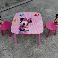 Set tavolino + 2 sedie Minnie