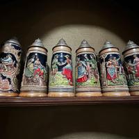 Set 6 boccali da birra tedeschi vintage Marzi&Remy