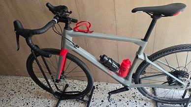bicicletta BCM Gravel telaio in carbonio tg L-M
