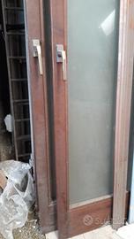 porte a vetro in legno