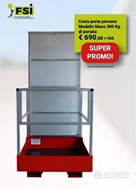 Cesta porta persone Modello Mono