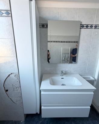 Lavabo e armadietto