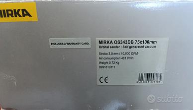 levigatrice ad aria Mirka nuova 