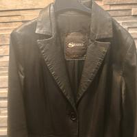 cappotto lungo in vera pelle TG.42 