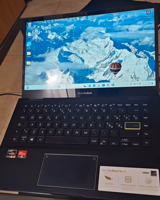ASUS VivoBook Flip 14 Touchscreen - Ruota a 360° 