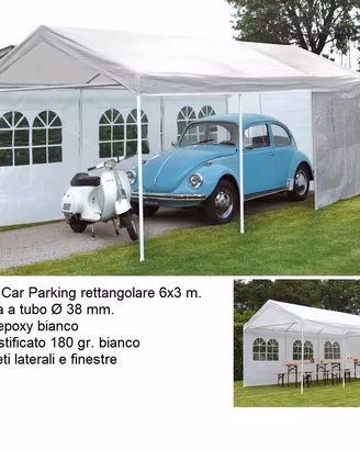 Gazebo Car Parking 6x3 m