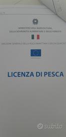 licenza da pesca 1gt prezzo trattabile 