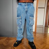 jeans cargo uomo