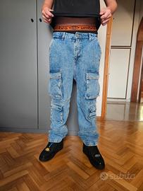jeans cargo uomo