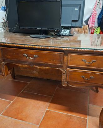 Grande tavolo scrivania in stile